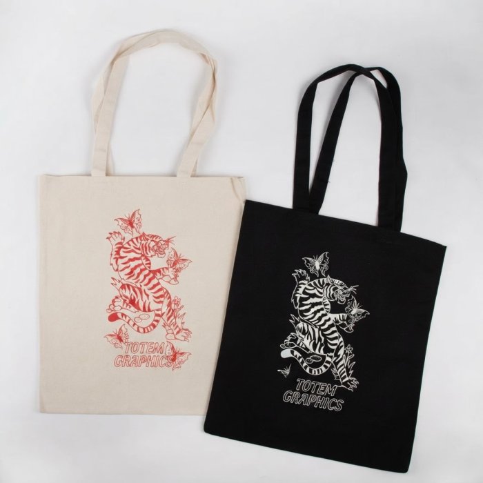 Bolsas de tela serigrafiadas Totem Graphics