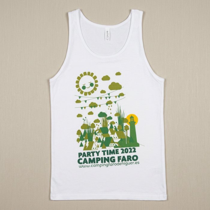 Camiseta de tirantes, ilustración - Impresión directa DTG