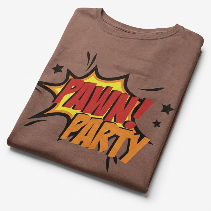 Camiseta doblada, texto cómic - Impresión directa DTG