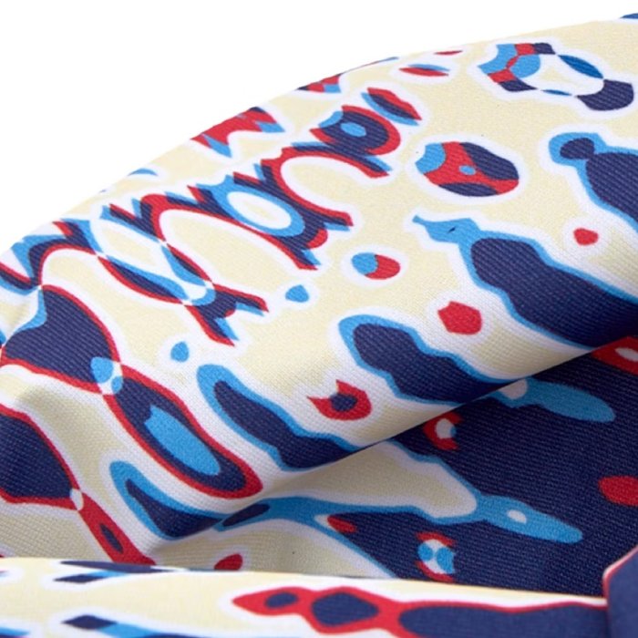 Tela de poliéster estampado abstracto