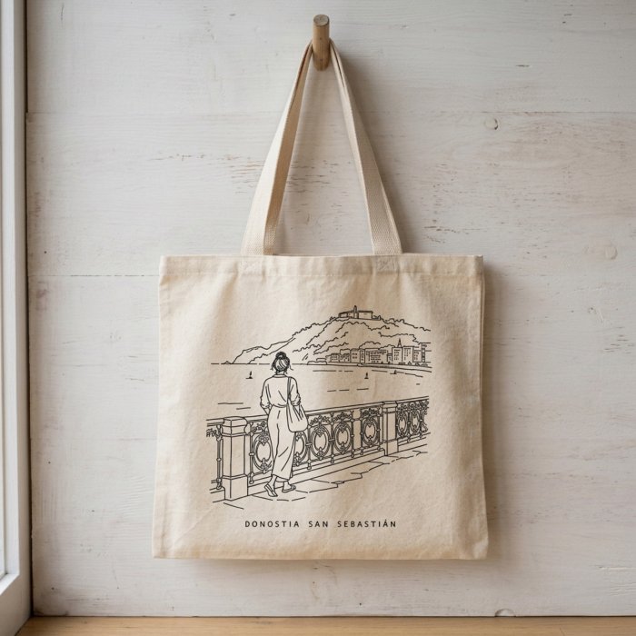 Bolsa de tela Donostia San Sebastián